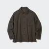 Overshirts i børstet twill til mænd