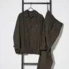 Overshirts i børstet twill til mænd