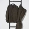 Overshirts i børstet twill til mænd