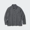 Overshirts i børstet twill til mænd