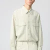 Oversized arbejdsskjorte til mænd | Langærmede T-shirts