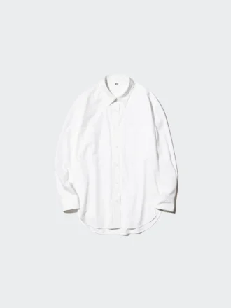 Oversized bomuldsskjorte til kvinder