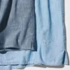 Oversized chambray-skjorte til mænd
