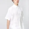 Oversized herreskjorte i Premium Linen | Korte ærmer