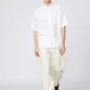 Oversized herreskjorte i Premium Linen | Korte ærmer