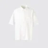 Oversized herreskjorte i Premium Linen | Korte ærmer