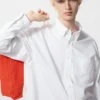 Oversized Oxford-skjorte til mænd