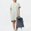 Oversized T-shirt-kjoler i to farver til kvinder