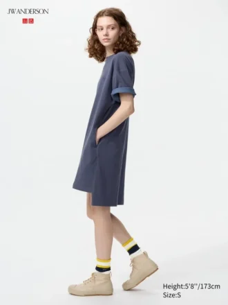 Oversized T-shirt-kjoler i to farver til kvinder