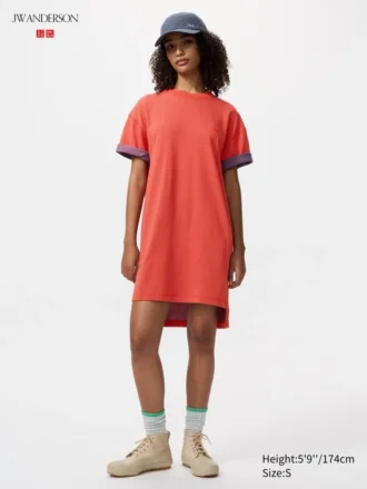 Oversized T-shirt-kjoler i to farver til kvinder