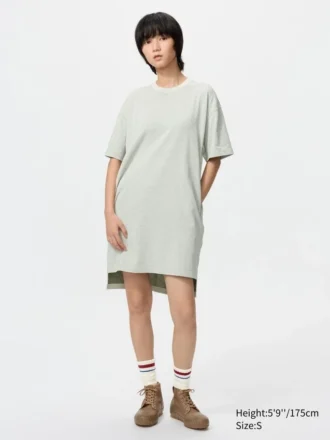 Oversized T-shirt-kjoler i to farver til kvinder