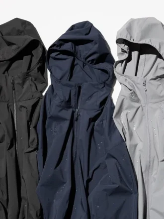 Parka med UV-beskyttelse til mænd, der kan lægges i lommen