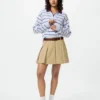 Pleated skorts til kvinder