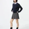 Pleated skorts til kvinder