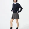 Pleated skorts til kvinder