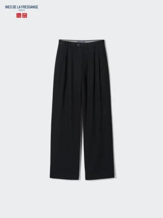 Pleated Wide Bukser til kvinder | Denim