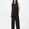 Pleated Wide Bukser til kvinder | Tall