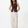 Pleated Wide Bukser til kvinder | Tall