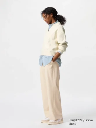 Pleated Wide Bukser til kvinder | Tall
