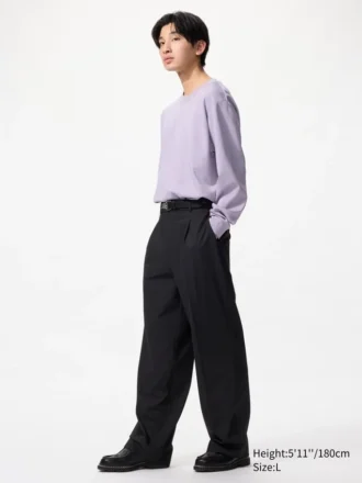 Pleated Wide Bukser til kvinder | Tall
