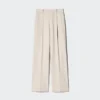 Pleated Wide Bukser til kvinder | Tall