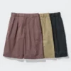 Plisserede brede shorts til mænd | 12,5″