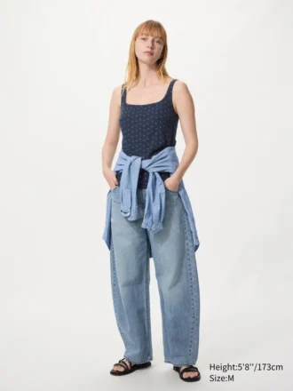 Pointelle-tanktop til kvinder | Print