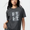 Pop Mart UT grafisk T-shirt til kvinder
