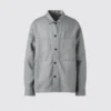 Premium Linen-linede skjortejakke til mænd