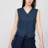 Premium Linen-veste til kvinder