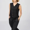 Premium Linen-veste til kvinder