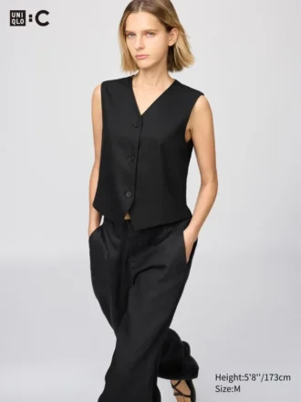 Premium Linen-veste til kvinder
