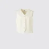 Premium Linen-veste til kvinder