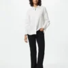 Rayonbluse til kvinder | Stribet