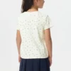 Ribbet T-shirt til børn | Blomst