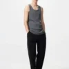 Ribbet tanktop til mænd i Dry Color