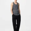 Ribbet tanktop til mænd i Dry Color