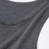 Ribbet tanktop til mænd i Dry Color