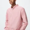 Skjorter i bredvævet stof | Button-down | Hairline-stof
