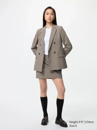 Skorts med tern til kvinder