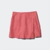 Skorts til kvinder i linneblanding