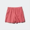 Skorts til kvinder i linneblanding