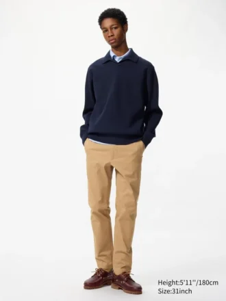Slim fit chino-bukser til mænd