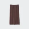 Smal nederdel med rynk til kvinder