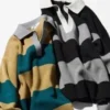 Smooth Cotton Relaxed Polo Sweater til kvinder | Stribet
