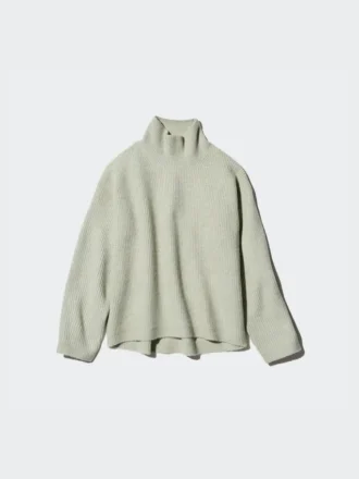 Souffle Yarn-sweater til kvinder | Høj hals