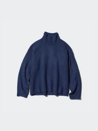 Souffle Yarn-sweater til kvinder | Høj hals