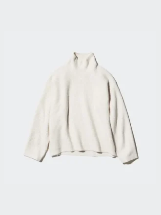 Souffle Yarn-sweater til kvinder | Høj hals