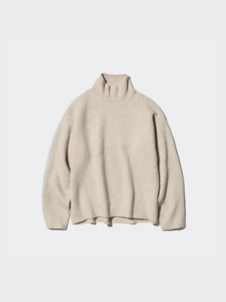Souffle Yarn-sweater til kvinder | Høj hals