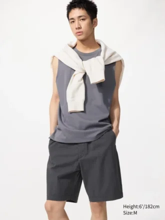 Stretch Easy Shorts til mænd | Seersucker | 8″